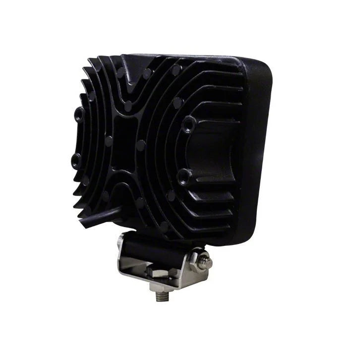 ~(2 lbs. 6X5X2)~ 4 Inch Work Light 27 Watt 60 Degree Flood Fracture Series Quake LED