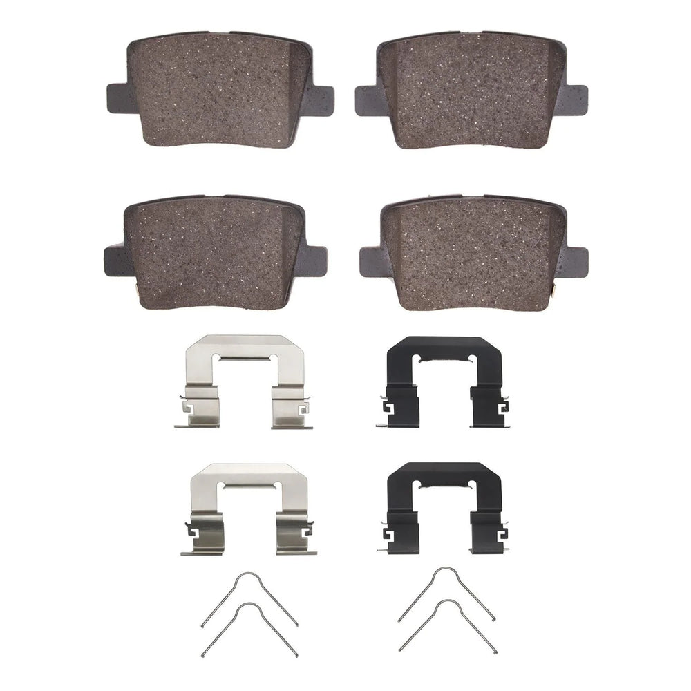 R1 -22 Genesis G90 Rear Ceramic Pads & Hardware Kit