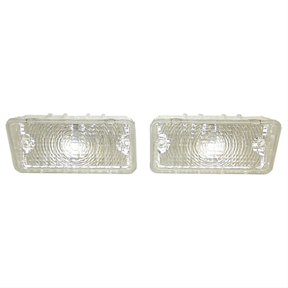 PARK LAMP LENS; CLEAR; LH/RH PAIR;
