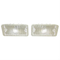 PARK LAMP LENS; CLEAR; LH/RH PAIR;