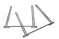 CHROME ANTISAIL BRACKETS FOR ALL DUALLY PICKUPS
