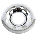 QT WHEEL COVER 14IN 5LUG W/ OPEN MIDDLE CHROME ABS