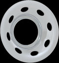 QT WHEEL COVER 14IN 5LUG W/ OPEN MIDDLE CHROME ABS