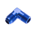 16 90 DEGREE MALE ADAPTER TO 16 (1) NPT MALE BLACK