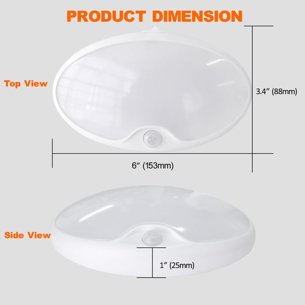 LED RV INTERIOR MOTION LIGHT WITH SWITCH ULTRA BRIGHT 3500K