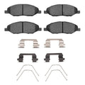 R1 07-17 Nissan Versa Front Semi Met Brake Pads and Hardware Kit
