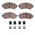 R1 99-01 Mazda Protege Front Ceramic Pads & Hardware Kit