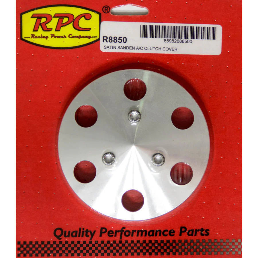CHROME BILLET A/C CLUTCH COVER EA