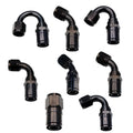Fragola -6AN Race-Rite Crimp-On Hose End 60 Degree