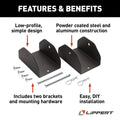 VICTORY STEP GARAGE STORAGE BRACKETSBLACK
