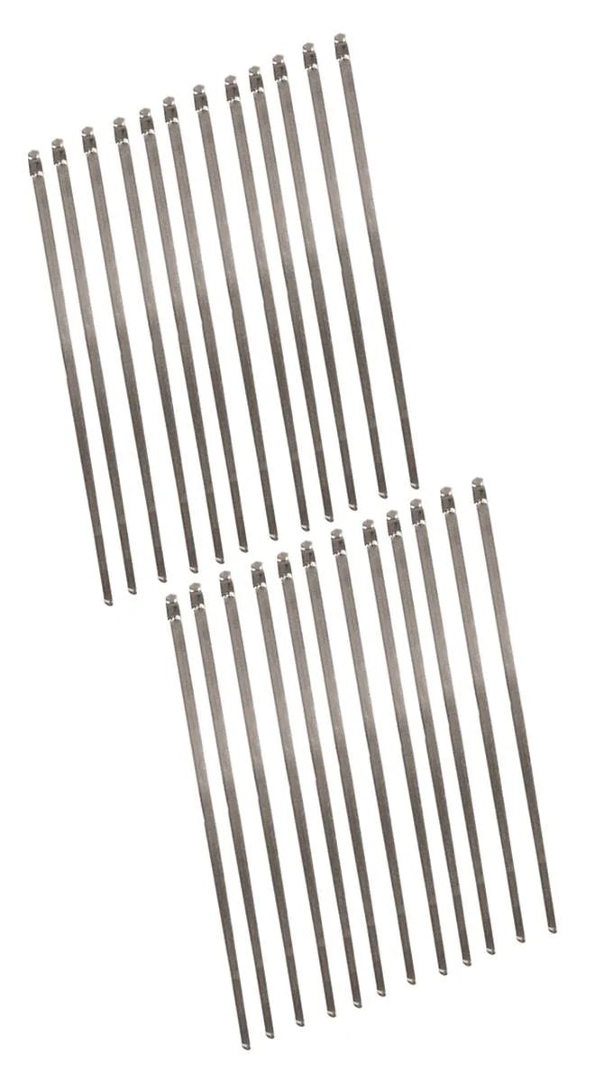 STAINLESS STEEL HEADER WRAP LOCKING TIES 8 PACKAGE OF 24