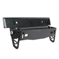 BRONCO LOGO AND BLACK WORD CARBON STEEL LICENSE PLATE