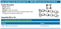 ~(0.5 lbs. 24X6X0)~ FORD 281 cid (4.6L) SOHC 16v V8. (1996-2000) VINfts 69XW