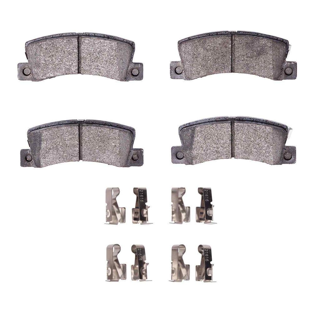 R1 87-96 Toyota Camry Rear Optimum OE Pads & Hardware Kit