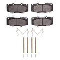 DFC 13-15 Toyota Hilux (Mexico) Front 3000 Semi-Metallic Brake Pads and Hardware Kit
