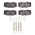 R1 13-15 Toyota Hilux (Mexico) Front Semi Met Pads & Hardware Kit