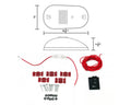 ROOF CAB LED LIGHT - SMOKE LENS 5P