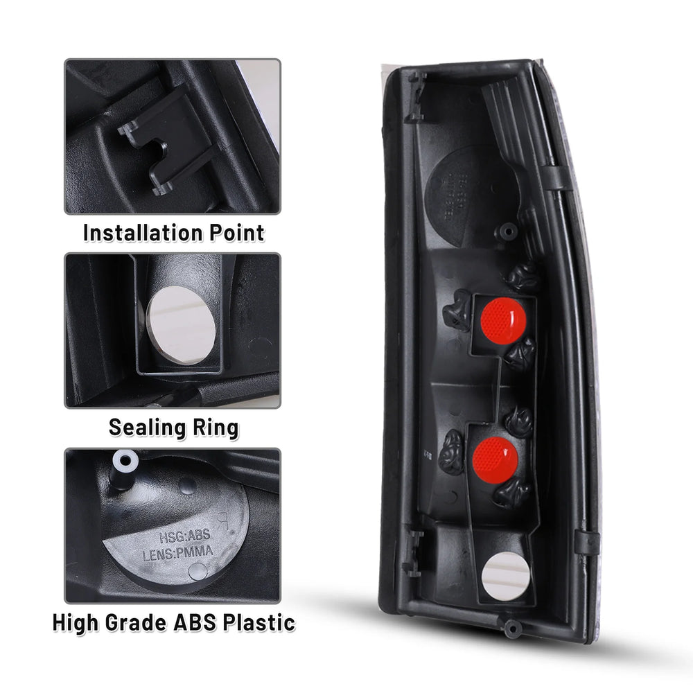Winjet black tail light