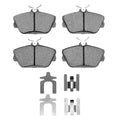R1 93-07 Ford Taurus (Excl SHO) Front Semi Met Pads & Hardware Kit