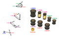 Prothane 95-99 Dodge Neon Rear Control Arm Bushings - Black