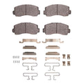 R1 79-87 Plymouth Arrow Pickup Front Ceramic Brake Pads and Hardware Kit