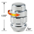 Gorilla X2 LOCK ACORN 12-1.50 BLK CLAM