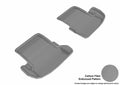 3D MAXpider 2016-2020 Mercedes-Benz C-Class Coupe C205 Kagu 2nd Row Floormats - Gray