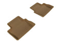3D MAXpider 2013-2015 Chevrolet Malibu Kagu 2nd Row Floormats - Tan