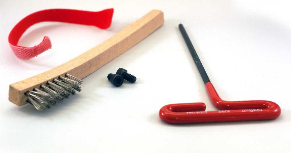 HOT KNIFE ACCESSORY KIT: ALLEN BOLTS ALLEN WRENCH AND WIRE CLEANING BRUSH