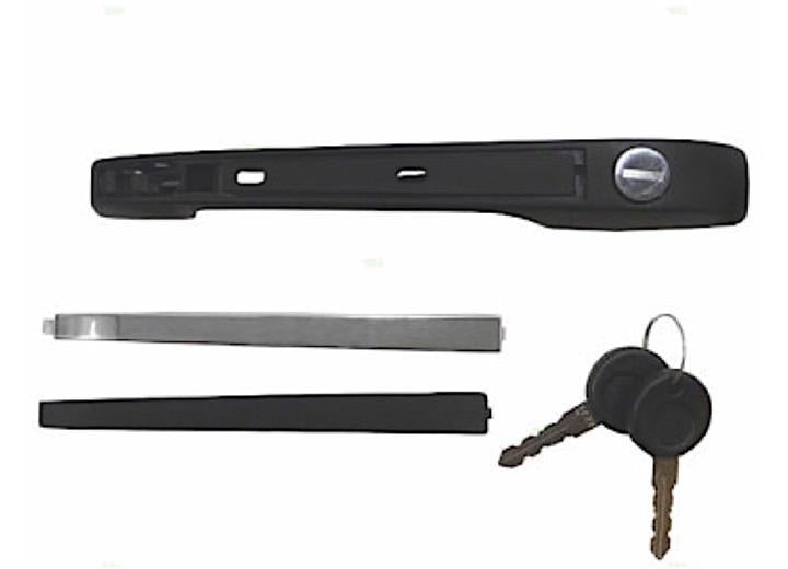 RH FRONT DOOR HANDLE OUTER W/CYLINDER & KEYS VOLKSWAGEN GOLF 19851992; JETTA 8592; RABBIT 7984