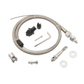 Throttle Cable Kit Stainless Steel Braided Adjustable and cuts to length. 36 Inch cable with 24 Inch sleeve Mr Gasket