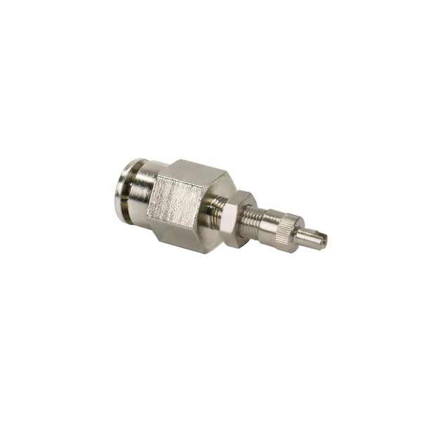 DOT INFLATION VALVE (FOR 1/4 AIR LINE)PTC STYLENICKEL PLATED(4 PCS)DOT APPROVED