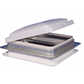 14 X 14 ROOF VENT WHT GALVANIZED W/ GARNISH RETAIL BOX