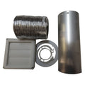OUTSIDE VENT KIT, WHITE
