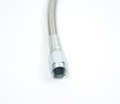 Fragola -3AN Hose Assembly Straight x 45 Degree 12in