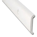 NON INSERT FLAT TRIM POLAR WHITE 16 FT