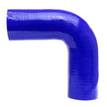 HPS Performance 2 ID High Temp 4-ply Reinforced Silicone 90 Degree Elbow Coupler Hose Blue (51mm ID)