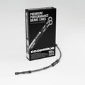 Goodridge 63in Universal Stainless Steel Brake Hose - Black w/Black Ends
