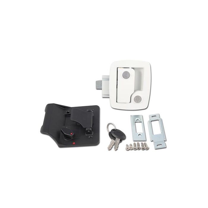 BAUER KEYDALIKE TOWABLE LOCK W/KEYS WHITE