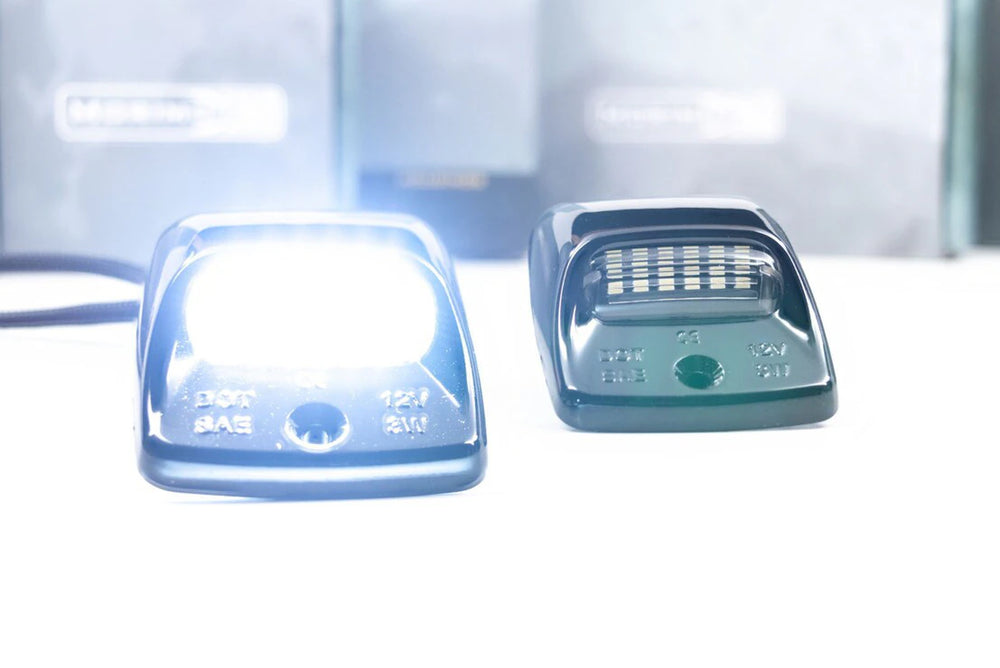 ~(0.5 lbs. 6X5X1)~ Morimoto XB LED License Plate Modules: Toyota Tacoma 2005 2006 2007 2008 2009 2010 2011 2012 2013 2014 2015