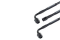 STRAIGHT 3 TO 90 DEGREE 3 27IN PRE ASSEMBLED BRAKE LINE BLACK