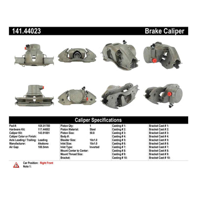 SEMI-LOADED BRAKE CALIPER