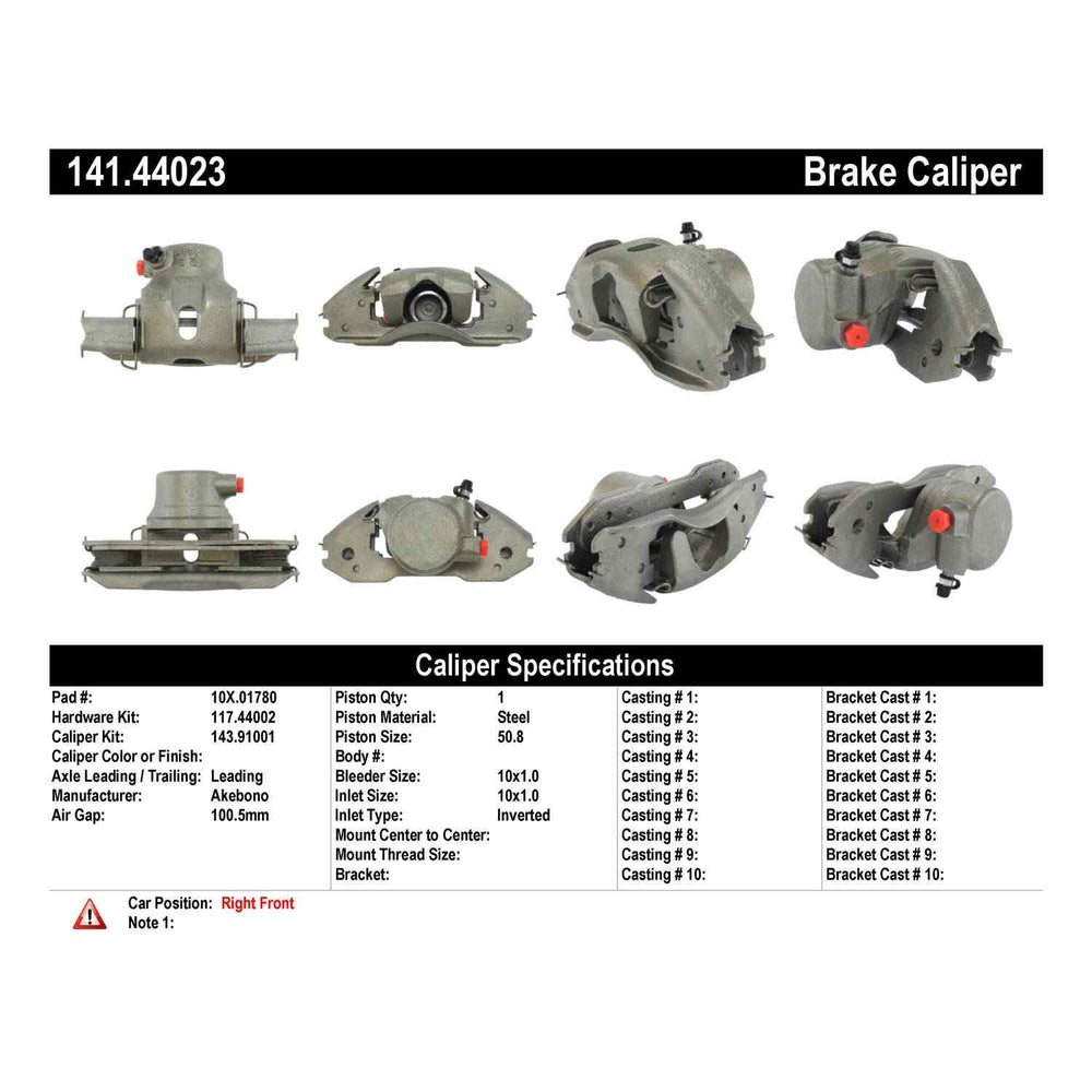 SEMI-LOADED BRAKE CALIPER