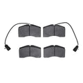 R1 01-03 Audi S8 Front Semi Met Brake Pads