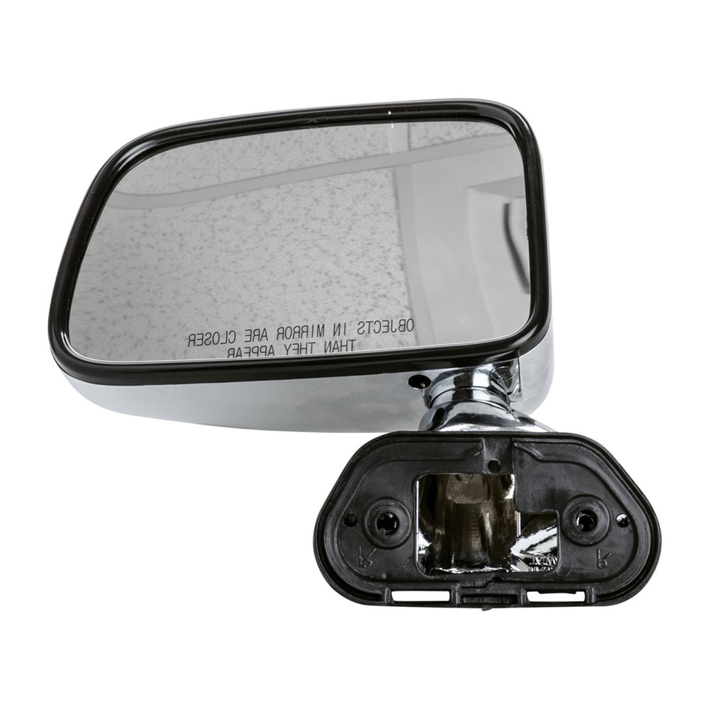 LH MIRROR REAR VIEW DOOR MOUNT FOLDAWAY; W/VENT WINDOW; W/SINGLE GLASS; CHROME TOYOTA PICKUP 8995