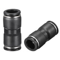 12 180 DEGREE AN/JIC PUSH LOCK HOSE END CLEAR