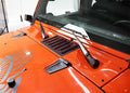 Kentrol 55-77 Jeep CJ5 Hood Vent - Powdercoat Black