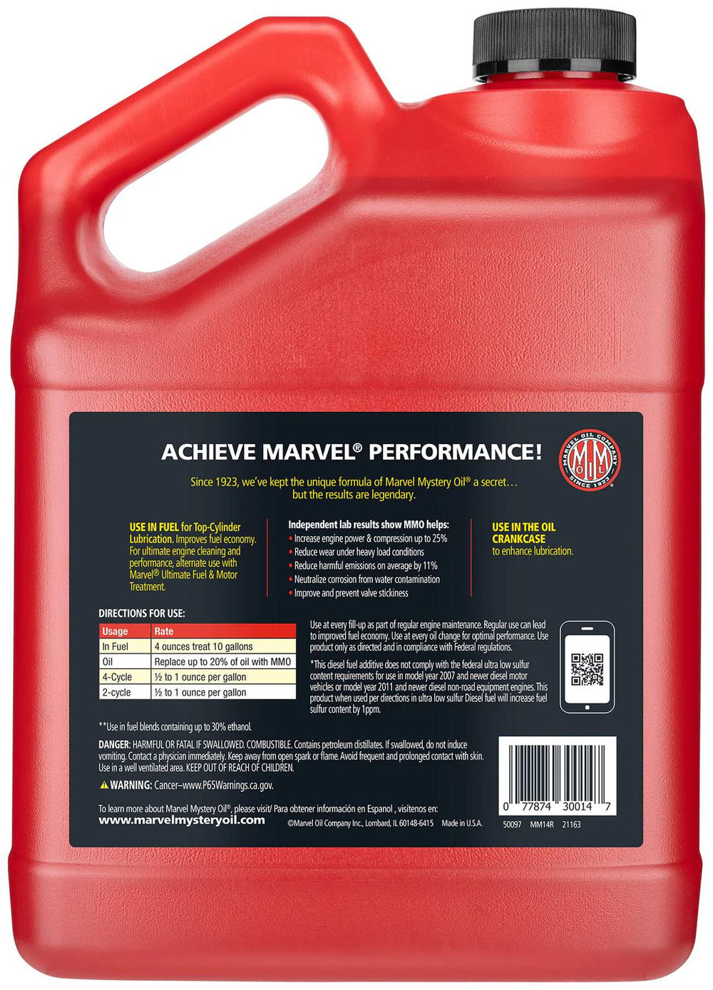 Marvel Oil auto part