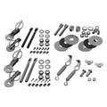 Cusco Spring Loaded Trunk Hooks, Universal