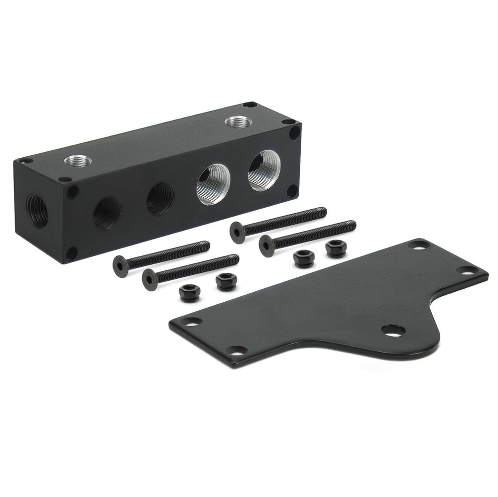 8PORT BILLET MANIFOLD 1/8 BSPT 1/4 NPT 3/8 NPT